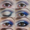 Blauw Zilver Make-up tutorial