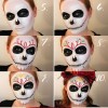 Dag van de dode make – up tutorial voor vrouwen