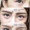 Wenkbrauw make-up tutorial Aziatisch