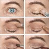 Oog make-up tutorial voor hooded bruine ogen