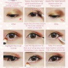 Glitter make-up tutorial Aziatisch