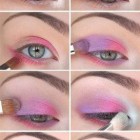 Licht roze oog make-up tutorial