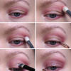 Make-up oogschaduw tutorial roze