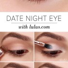 Natuurlijke make-up tutorial voor kleine bruine ogen