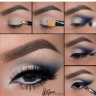 Zilver en blauw make-up tutorial