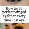 Cat eye make-up tutorial zwarte vrouwen