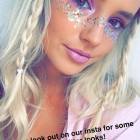 Glitter gezicht make-up tutorial