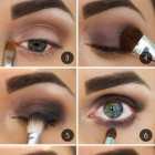 Groene make – up tutorial voor bruine ogen