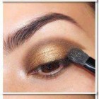 Make-up tutorial Zwart en bruin smokey eye met glitter