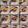 Bright eye make-up tutorial