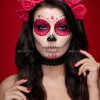 Dark sugar skull make-up tutorial