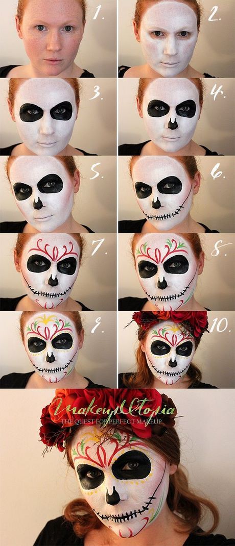 Dag van de dode make-up tutorial