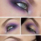 Dramatische purple eye make-up tutorial