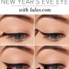 Nieuwe Jaar Make – up tutorial voor bruine ogen