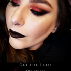 Valentijnsdag make-up tutorial zwart
