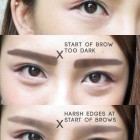 Aziatische wenkbrauw make-up tutorial