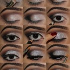 Zwart en zilver Arabisch oog make-up tutorial