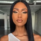 Zwarte schoonheid make-up tutorial