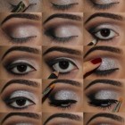 Zwart Zilver smokey eye make-up tutorial