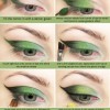 Blauwe en gele make-up tutorial