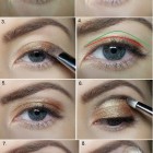 Oog op ooglid make-up tutorial