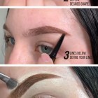 Wenkbrauwen Make-up tutorial met potlood
