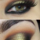 Gouden en zwarte oog make-up tutorial