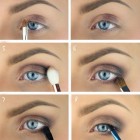 Gouden make – up tutorial voor blauwe ogen