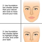 Make-up tutorial contouring neus