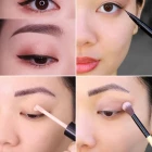 Aziatische oog make-up tutorial monolid