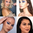 Blauwe liner make-up tutorial