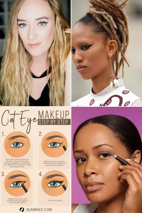 Cateye make-up tutorial Vloeibare eyeliner
