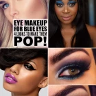 Dramatische blauwe oog make-up tutorial