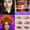 Oog kunst make-up tutorial