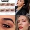 Oog bruine make-up tutorial met behulp van potlood