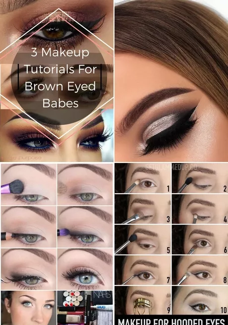 Oog make-up tutorials voor bruine ogen