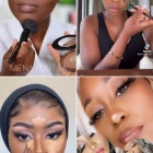 Wenkbrauw make-up tutorial voor zwarte vrouwen