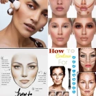 Gezicht contouren make-up tutorial