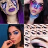 Galaxy eyes make-up tutorial