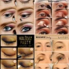 Gouden oogschaduw make-up tutorial