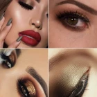 Gouden smokey eye make-up tutorial