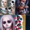 Halve schedel make-up tutorial chrisspy