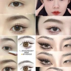 Koreaanse actrice oog make-up tutorial