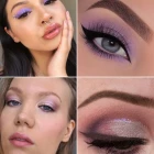 Licht paarse make-up tutorial