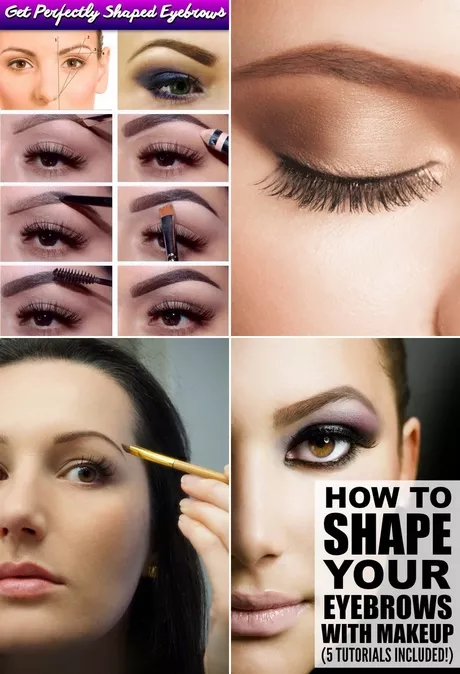 Make-up tutorial voor beginners wenkbrauwen