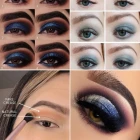 Make-up tutorials voor blauwe grijze ogen