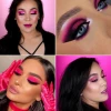 Neon roze make-up tutorial