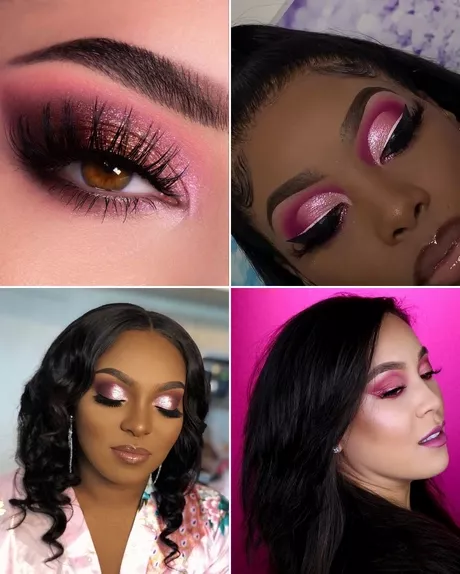 Roze sparkle make-up tutorial