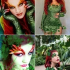 Poison ivy kostuum make-up tutorial