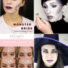 Witte gezicht make-up tutorial